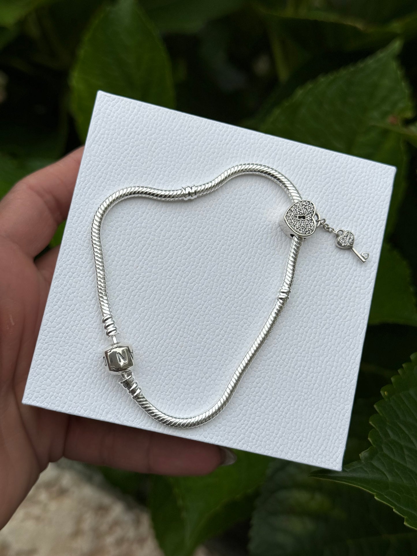 Charm corazón llave