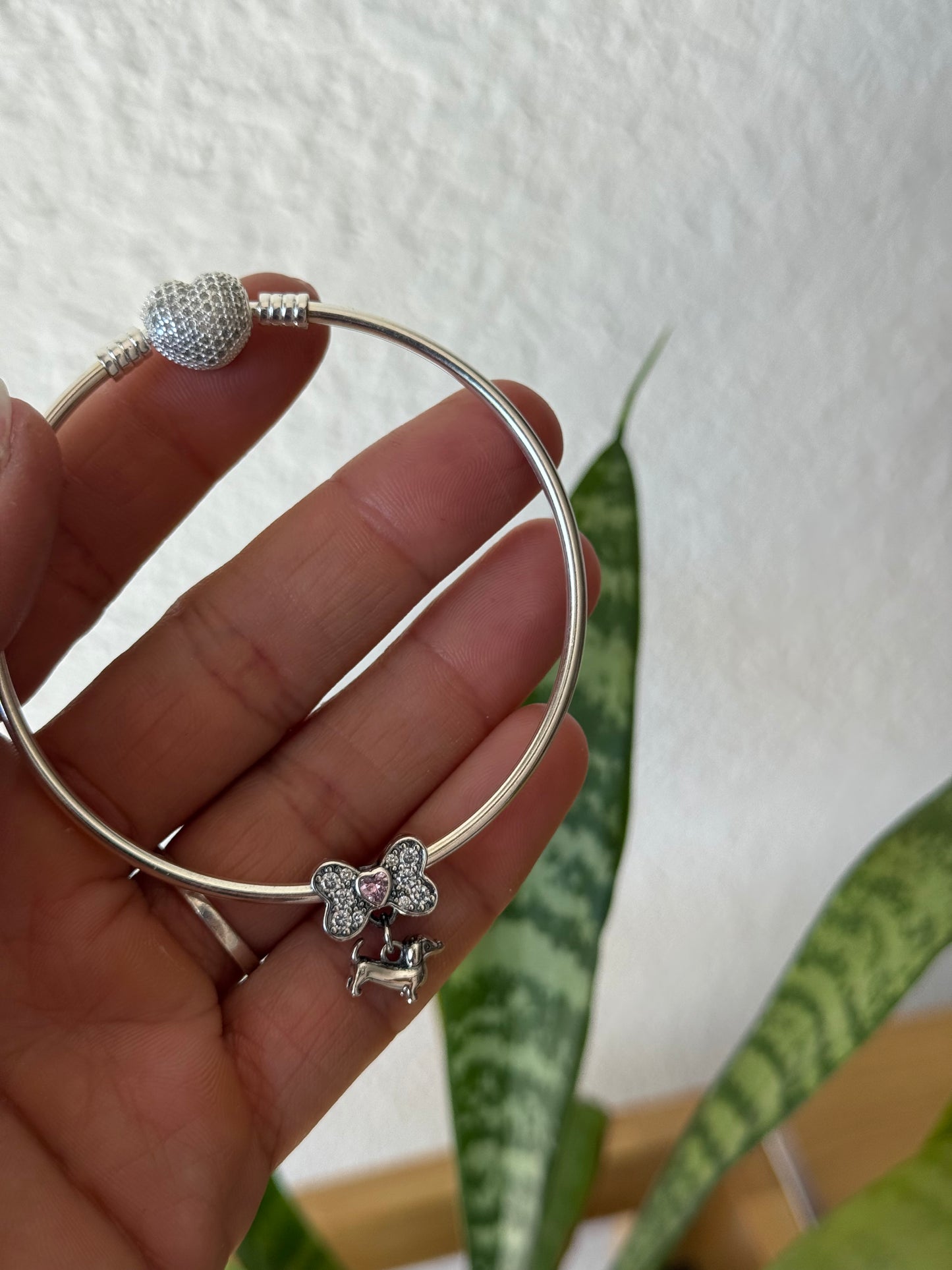 Charms salchicha plata 925