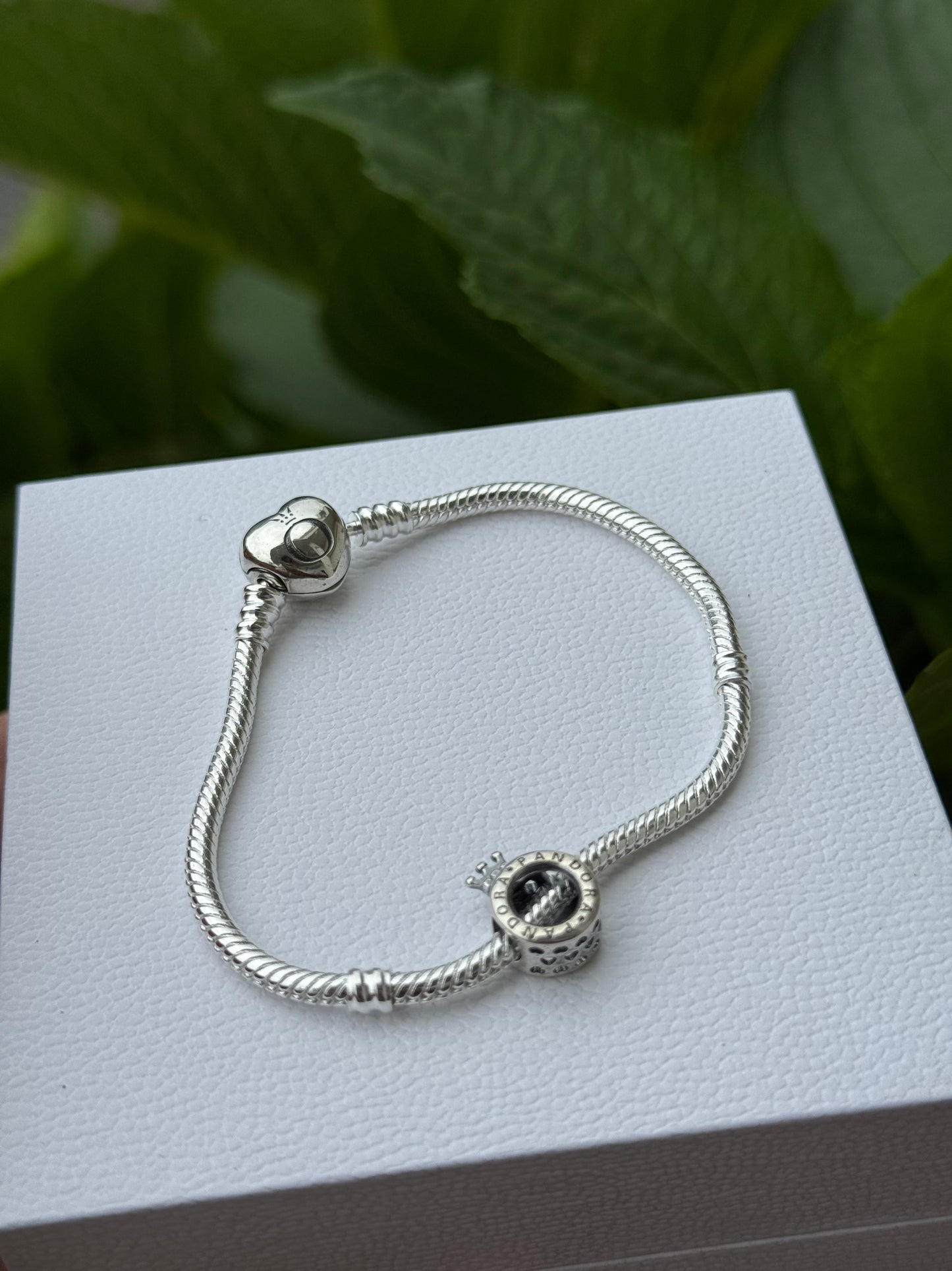 Pulsera corazon de regalo charm corona