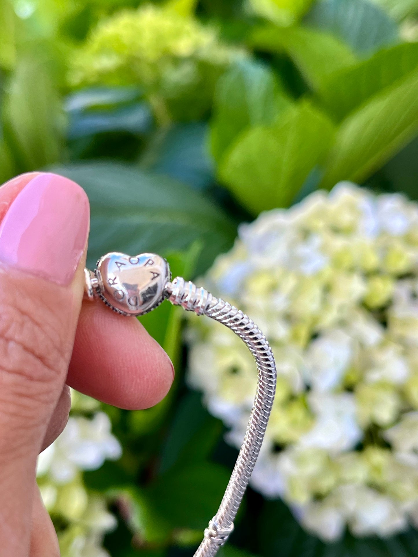 Pulsera Pandora corazón con circonio