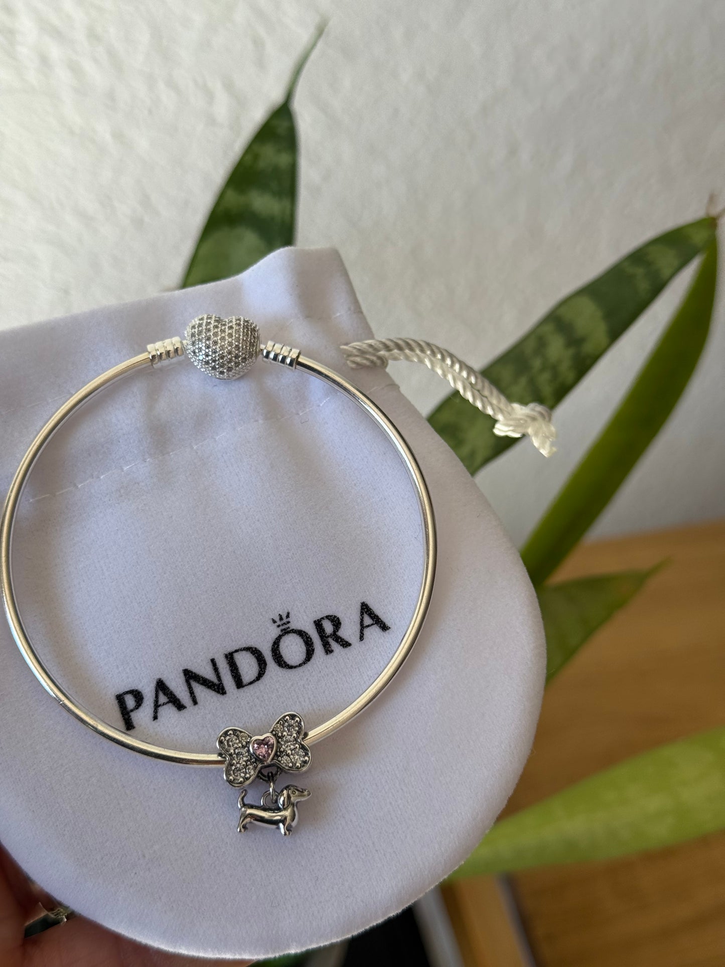 Charms salchicha plata 925