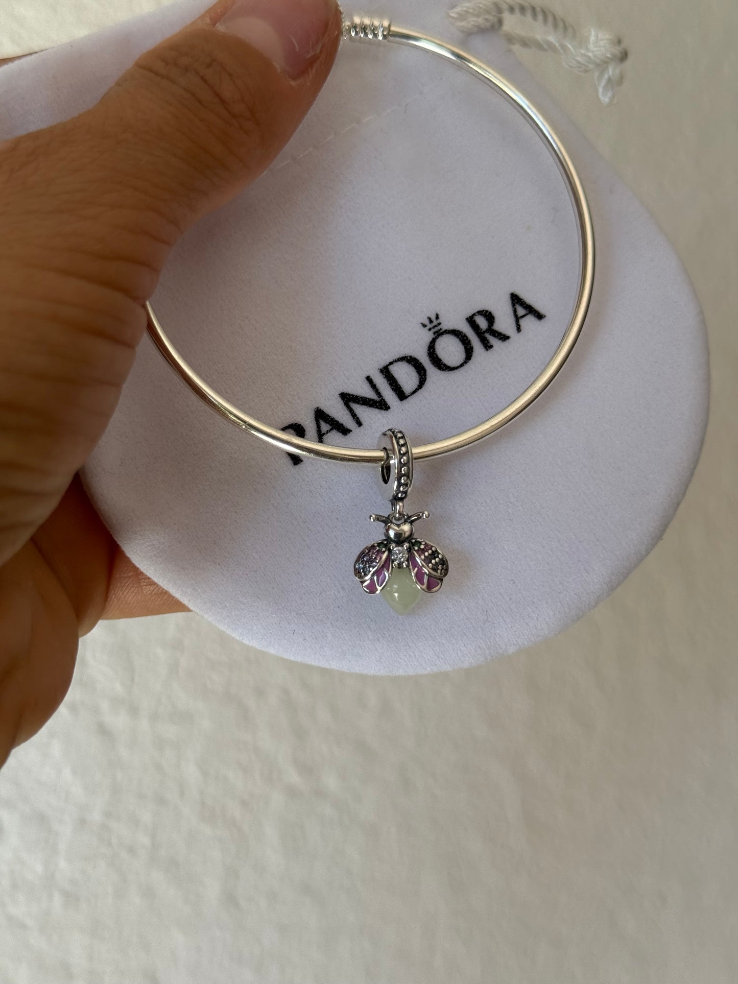 Charms abeja plata 925