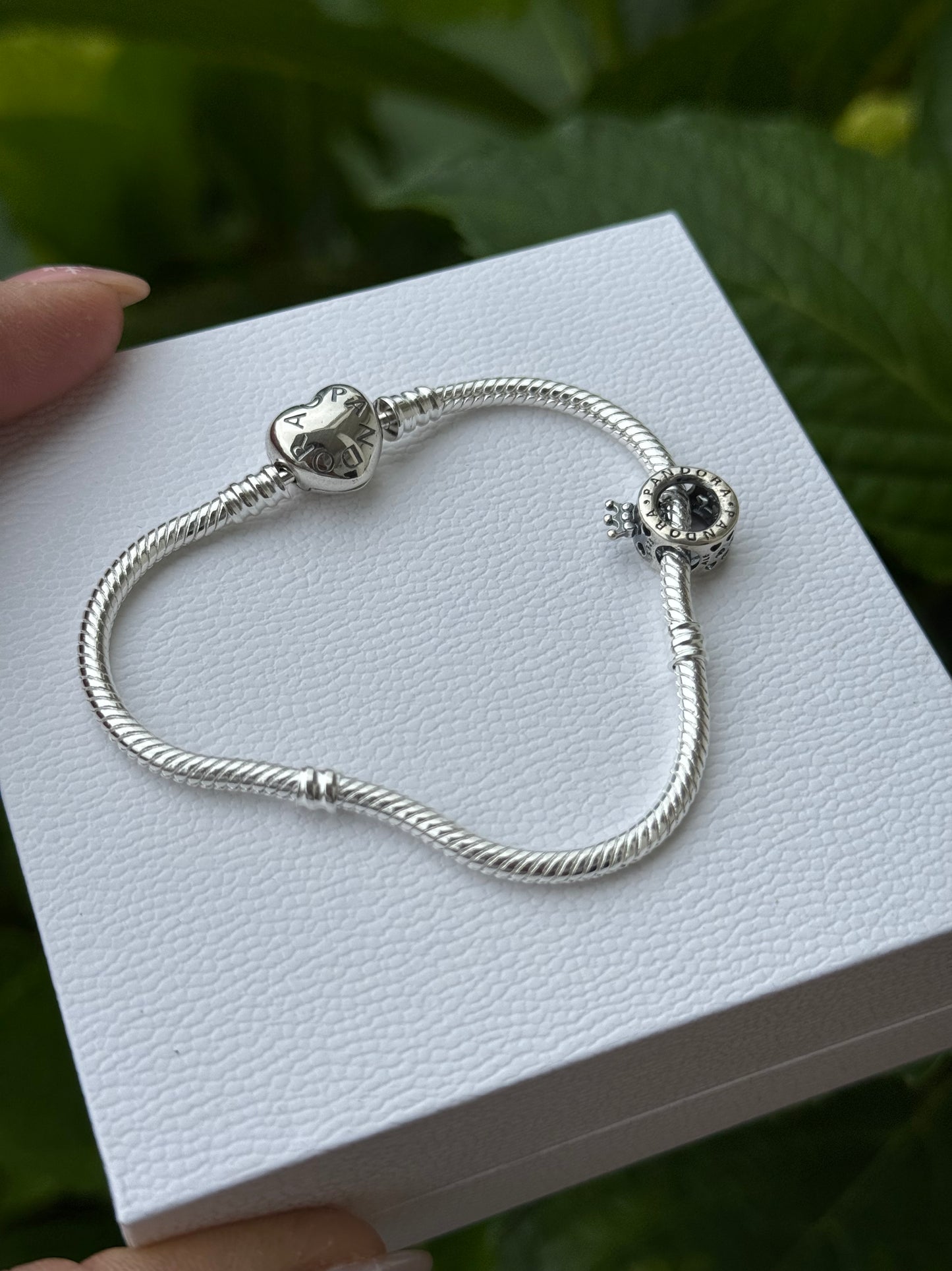 Pulsera corazon de regalo charm corona