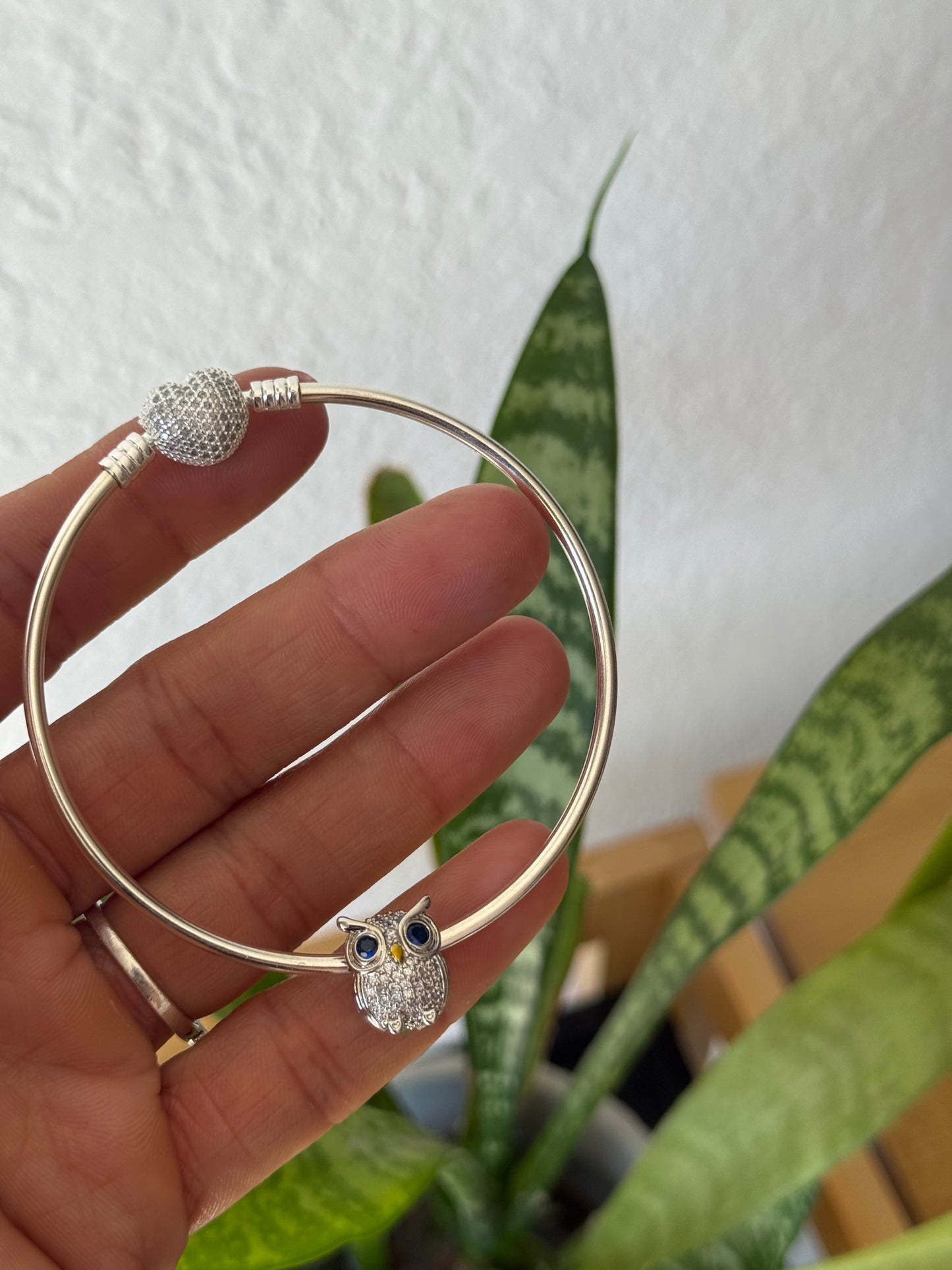 Charms búho plata 925