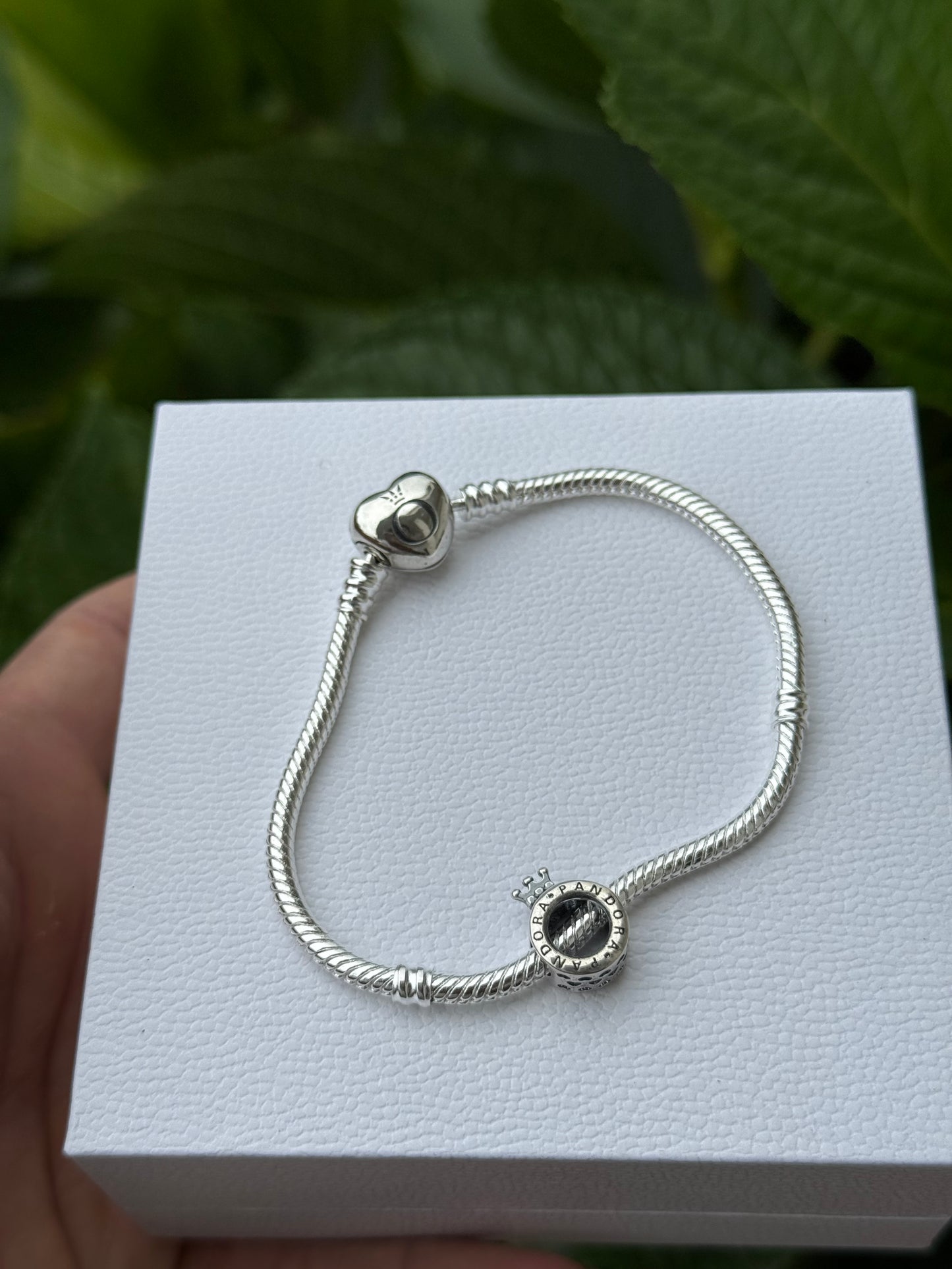 Pulsera corazon de regalo charm corona