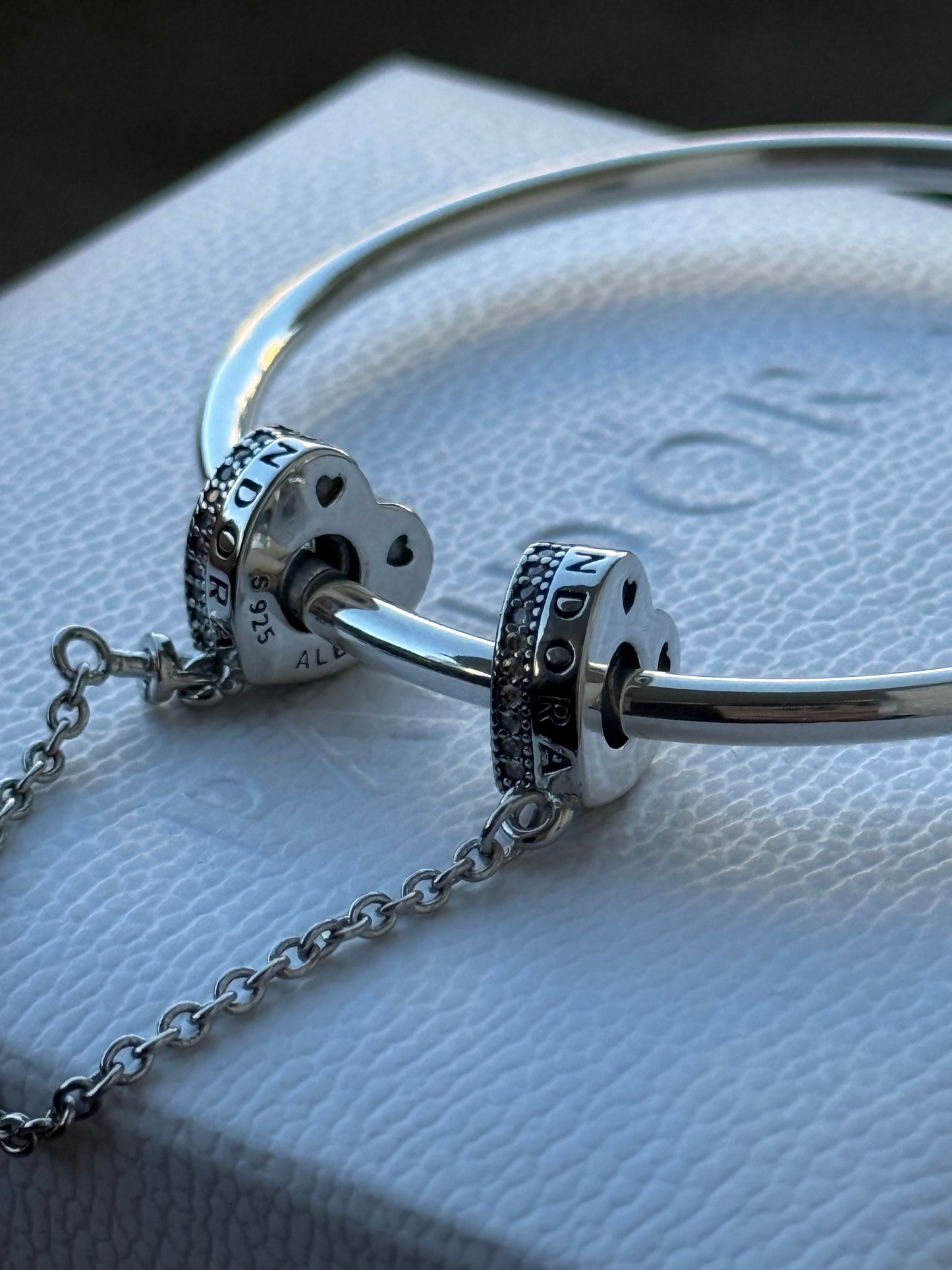 Cadena de seguridad Pandora corazón