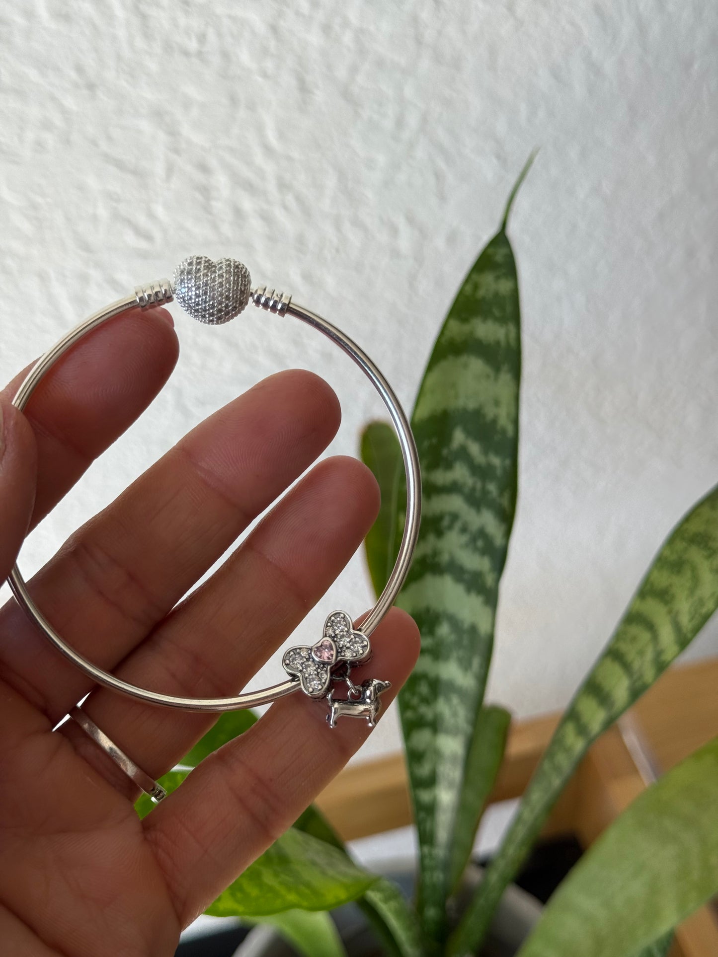 Charms salchicha plata 925