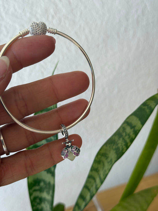 Charms abeja plata 925