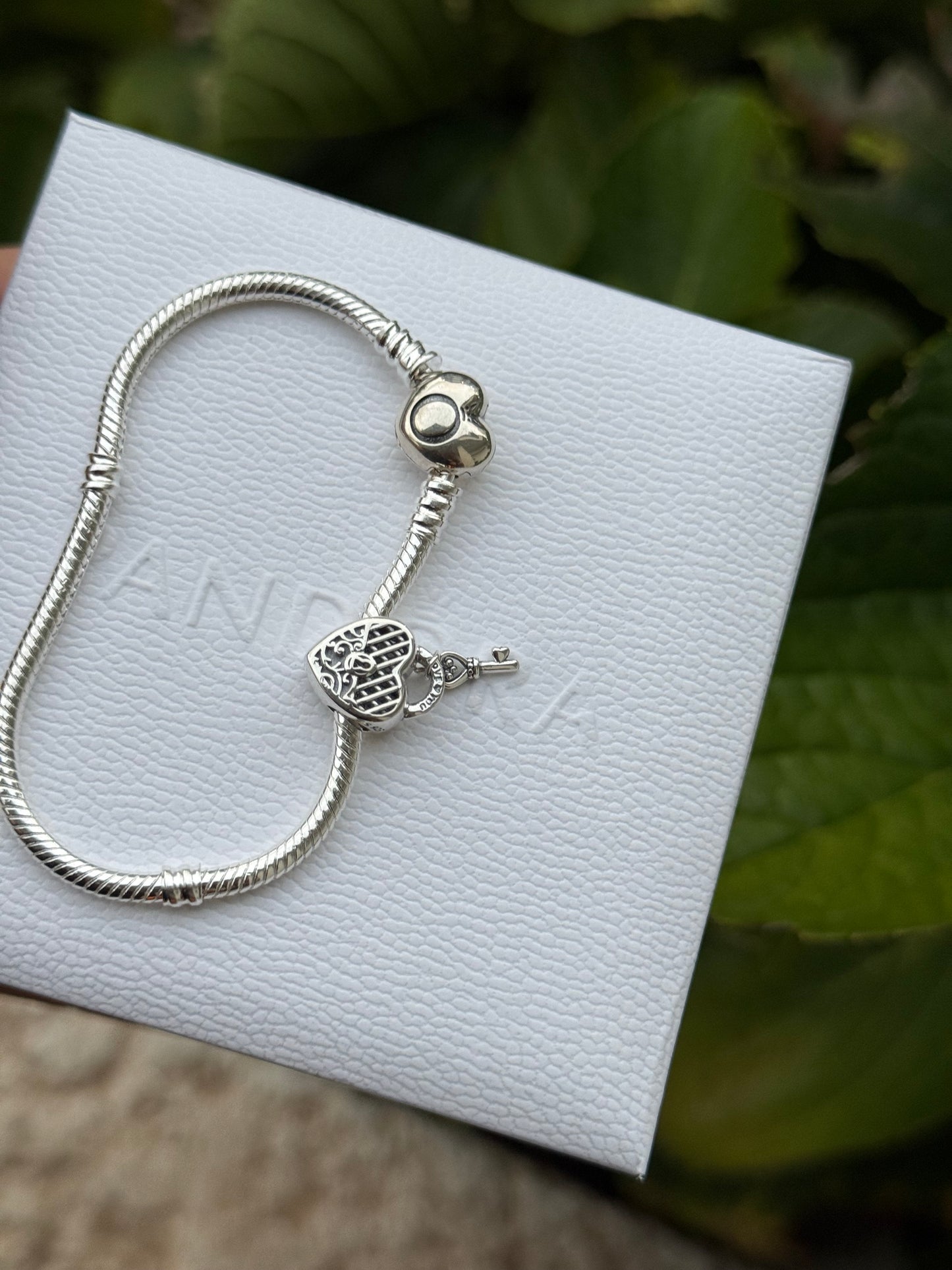 Charms Pandora llave corazón