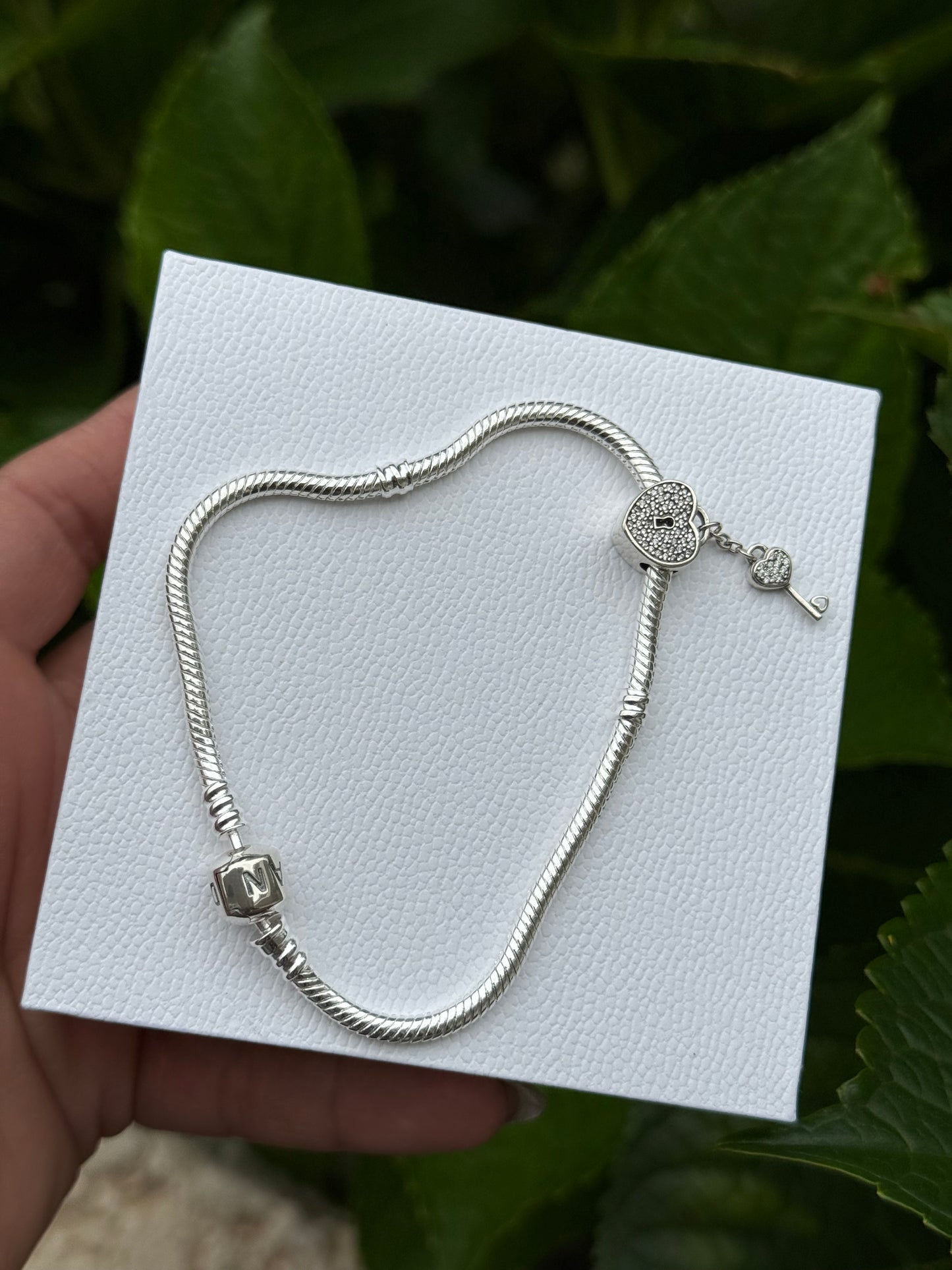 Charm corazón llave