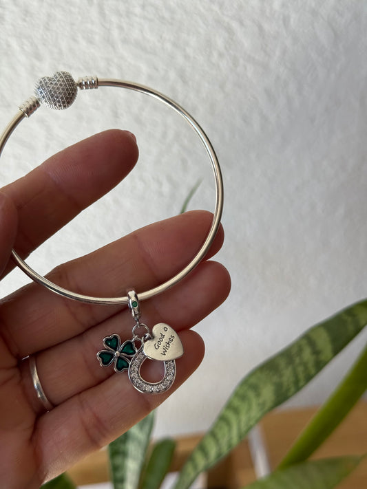 Charms de la suerte plata 925